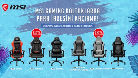 MSI Gaming Koltuk Kampanyası