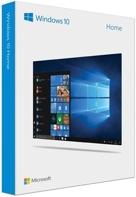 Microsoft Windows 10 Home Türkçe Kutu 32-64 Bit İşletim Sistemi (KW9-00509) 