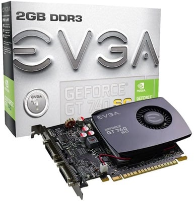 EVGA GT 740 SuperClock 2GB GDDR3 128 Bit Ekran Kartı