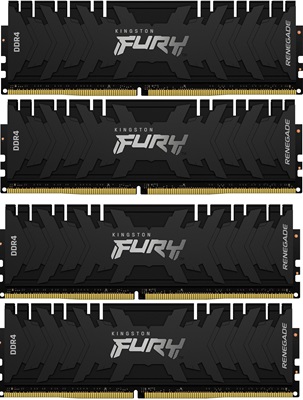 Kingston 64GB(4x16) Fury Renegade 3200mhz CL16 DDR4  Ram (KF432C16RB1K4/64)
