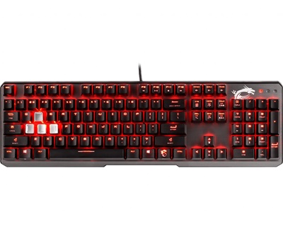 MSI Vigor GK60 Cherry MX Red Switch Mekanik Kırmızı Led Gaming Klavye 