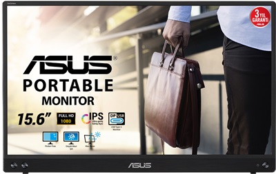 Asus ZenScreen 15.6" MB16ACV 5ms 60Hz USB-C Taşınabilir Full HD IPS Monitör