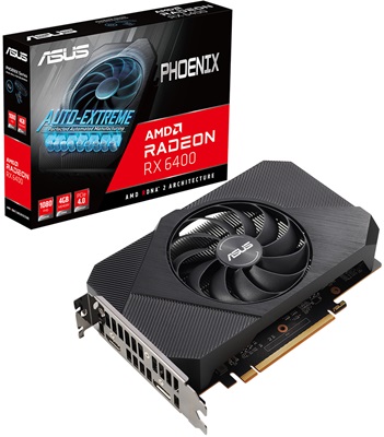 Asus Radeon RX 6400 Phoenix 4G 4GB GDDR6 64 Bit Ekran Kartı
