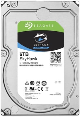 Seagate 6TB Skyhawk 256MB 5900rpm (ST6000VX001) Güvenlik Diski