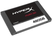 Kingston 480GB HyperX Fury Okuma 500MB-Yazma 500MB SATA SSD (KC-S44480-6F)