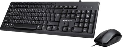 Gigabyte KM6300 İngilizce Q USB Klavye + Mouse Set  