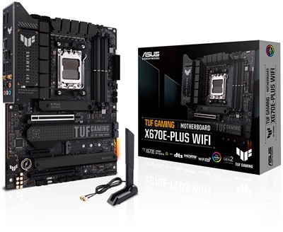 Asus TUF Gaming X670E-Plus WiFi 6400mhz(OC) RGB M.2 AM5 DDR5 ATX Anakart