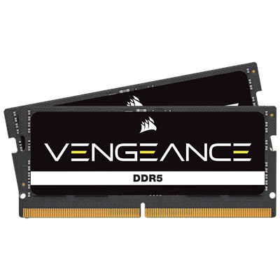 Corsair 32GB(2x16) Vengeance Siyah 4800mhz CL40 DDR5 Notebook Ram (CMSX32GX5M2A4800C40)