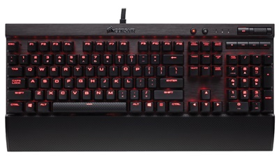 Corsair K70 LUX Cherry MX Red Switch Kırmızı Led Gaming Klavye 