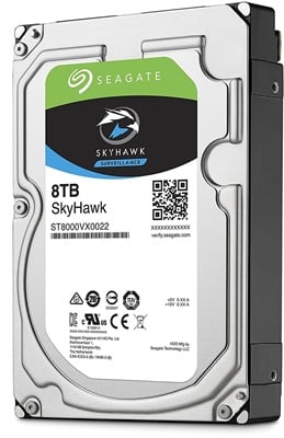 Seagate 8TB Skyhawk 256MB 7200rpm (ST8000VX0022) Güvenlik Diski