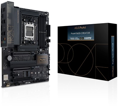 Asus PROART B650 CREATOR 6400Mhz(OC) M.2 RGB AM5 DDR5 ATX Anakart