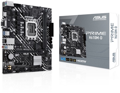 Asus PRIME H610M-D 5600mhz(OC) M.2 1700p DDR5 mATX Anakart