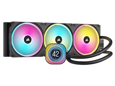Corsair iCUE LINK H170i LCD RGB AIO 420 mm Intel(1700p)-AMD Uyumlu Sıvı Soğutucu 