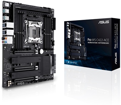 Asus Pro WS C422-ACE 2933mhz(OC) M.2 2066p ATX Anakart
