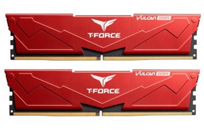 Team T-Force 32GB(2x16) Vulcan Red 5600mhz CL32 DDR5  Ram (FLRD532G5600HC32DC01)