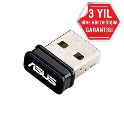 Asus USB-N10 Nano 150Mbps  USB Kablosuz Ağ Adaptörü