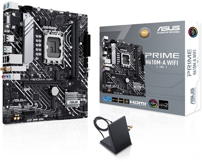 Asus PRIME H610M-A WIFI 5600mhz(OC) RGB M.2 1700p mATX DDR5 Anakart