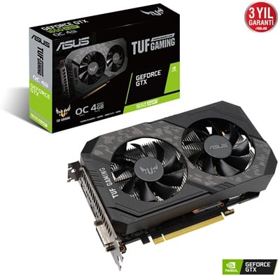 Asus GeForce GTX 1650 Super TUF O4G Gaming 4GB GDDR6 128 Bit Ekran Kartı