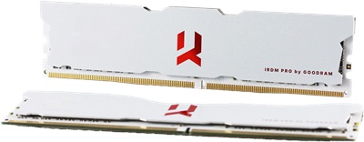 GoodRam 16GB(2x8) IRDM Crimson White 3600mhz CL18 DDR4  Ram (IRP-C3600L18S16GDC)
