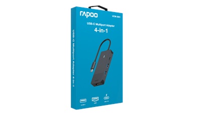Rapoo UCM-2001 4-IN-1 USB-C Adaptör  