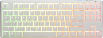 DUCKY ONE 3 TKL Mekanik Brown Switch White keycaps RGB LED Gaming Klavye  
