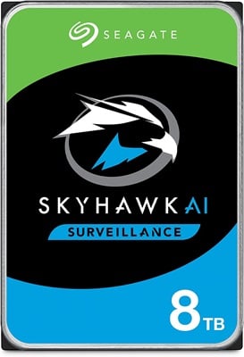 Seagate 8TB Skyhawk Surveillance 256MB 7200rpm (ST8000VE001) Güvenlik Diski
