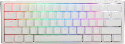DUCKY ONE 3 MINI %60 Mekanik Brown Switch White keycaps RGB LED Gaming Klavye  