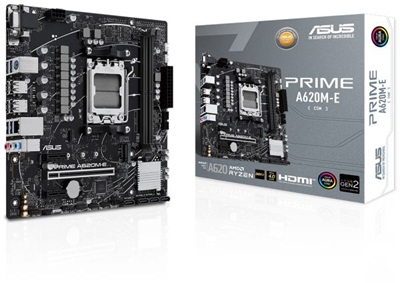 Asus PRIME A620M-E-CSM 6400mhz(OC) RGB M.2 AM5 mATX DDR5 Anakart