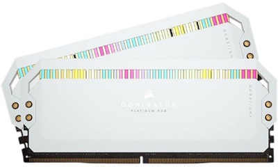 Corsair 32GB(2x16) Dominator Platinum RGB White 6200mhz CL36 DDR5  Ram (CMT32GX5M2X6200C36W)