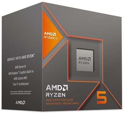 AMD Ryzen 5 8600G 4.30 Ghz 6 Çekirdek 22MB AM5 4nm İşlemci