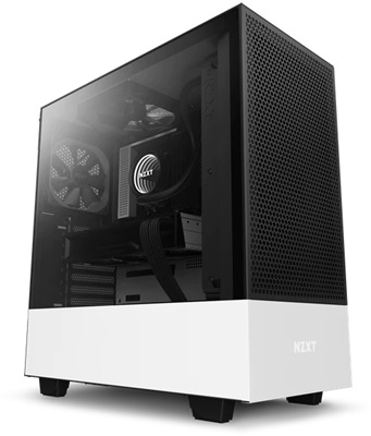 NZXT H510 Flow White Tempered Glass USB 3.2 ATX Mid Tower Kasa 
