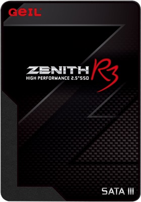 GeIL 256GB Zenith R3 Okuma 550MB-Yazma 490MB SATA SSD (GZ25R3-256G)