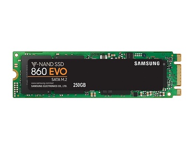 Samsung 250GB 860 Evo Okuma 550MB-Yazma 520MB M.2 SSD (MZ-N6E250BW)