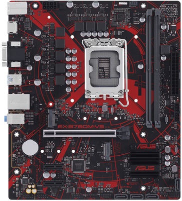 Asus EX-B760M-V5 8000mhz(OC) M.2 1700p mATX DDR5 Anakart