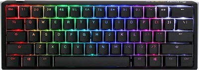 DUCKY ONE 3 MINI %60 Mekanik Brown Switch Black keycaps RGB LED Gaming Klavye  