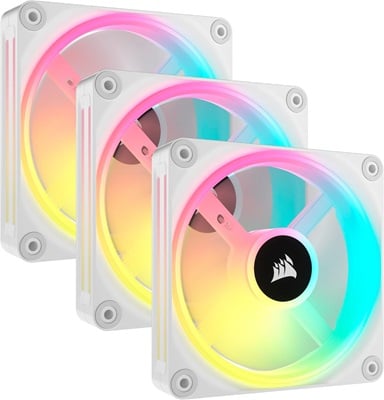 Corsair iCUE LINK QX RGB Series 3x 120mm Manyetik White Fan 