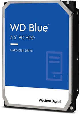 WD 4TB Blue 3.5 64MB 5400rpm (WD40EZAZ) Harddisk