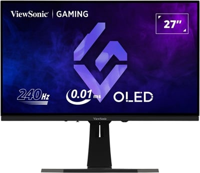 ViewSonic 27" XG272-2K-OLED 0.01ms 240Hz HDMI,DisplayPort G-Sync 2K Gaming Monitör