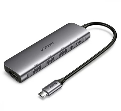 UGREEN Type-C to HDMI Aux PD USB 3.0 Hub Dönüştürücü Adaptör  
