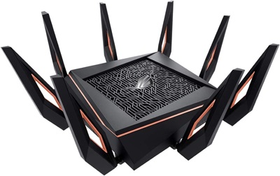 Asus GT-AX11000 WiFI6 TRIBAND GAMING AI MESH AI PROTECTION PRO TORRENT BULUT DLNA 4G VPN Router Access Point 