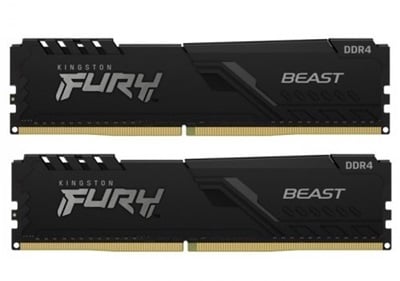 Kingston 16GB(2x8) Fury Beast 3200mhz CL16 DDR4  Ram (KF432C16BB/8X2)