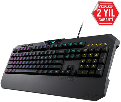 Asus TUF Gaming K5 Mech-Brane RGB Gaming Klavye 