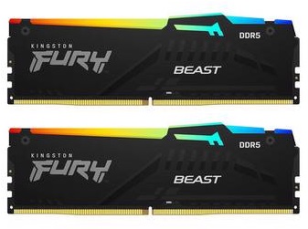 Kingston 32GB(2x16) Fury Beast RGB 6000mhz CL36 DDR5  Ram (KF560C36BBEAK2-32)