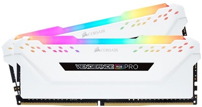 Corsair 16GB(2x8) Vengeance RGB PRO Beyaz 3000mhz CL15 DDR4  Ram (CMW16GX4M2C3000C15W)