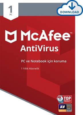 McAfee Antivirüs Plus 1 Cihaz Windows Elektronik Lisans (MAB114NR1RAAD)  