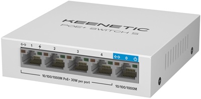 Keenetic KN-4610-01-EU 5 Port 10/100/1000 Mbps Yönetilemez Switch