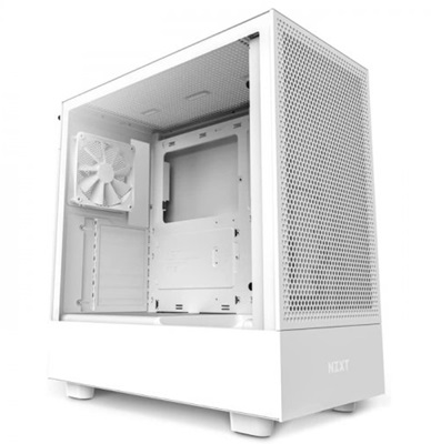 NZXT H5 Flow White Tempered Glass USB 3.2 ATX Mid Tower Kasa 