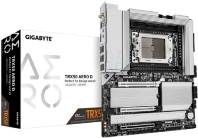 Gigabyte TRX50 AERO D 7800mhz(OC) M.2 TR5 E-ATX DDR5 Anakart