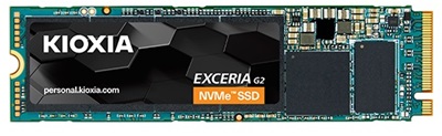 Kioxia 1TB Exceria NVMe G2 Okuma 2100MB-Yazma 1700MB M.2 SSD (LRC20Z001TG8)