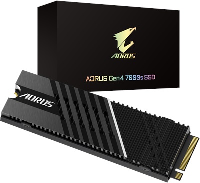 Gigabyte 1TB Aorus 7000S NVMe Okuma 7000MB-Yazma 5500MB M.2 SSD (GP-AG70S1TB)